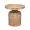 Hello Honey® 18" Natural Water Hyacinth Woven Side Table